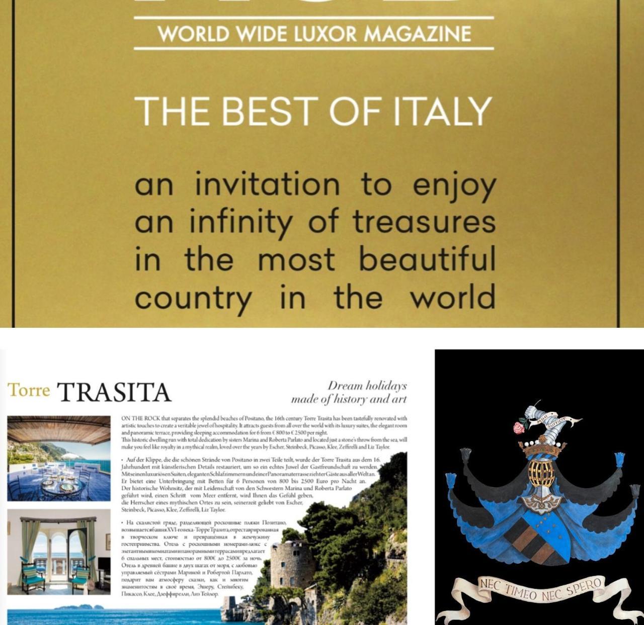Villa Torre Trasita Luxury Suites Positano Exterior photo